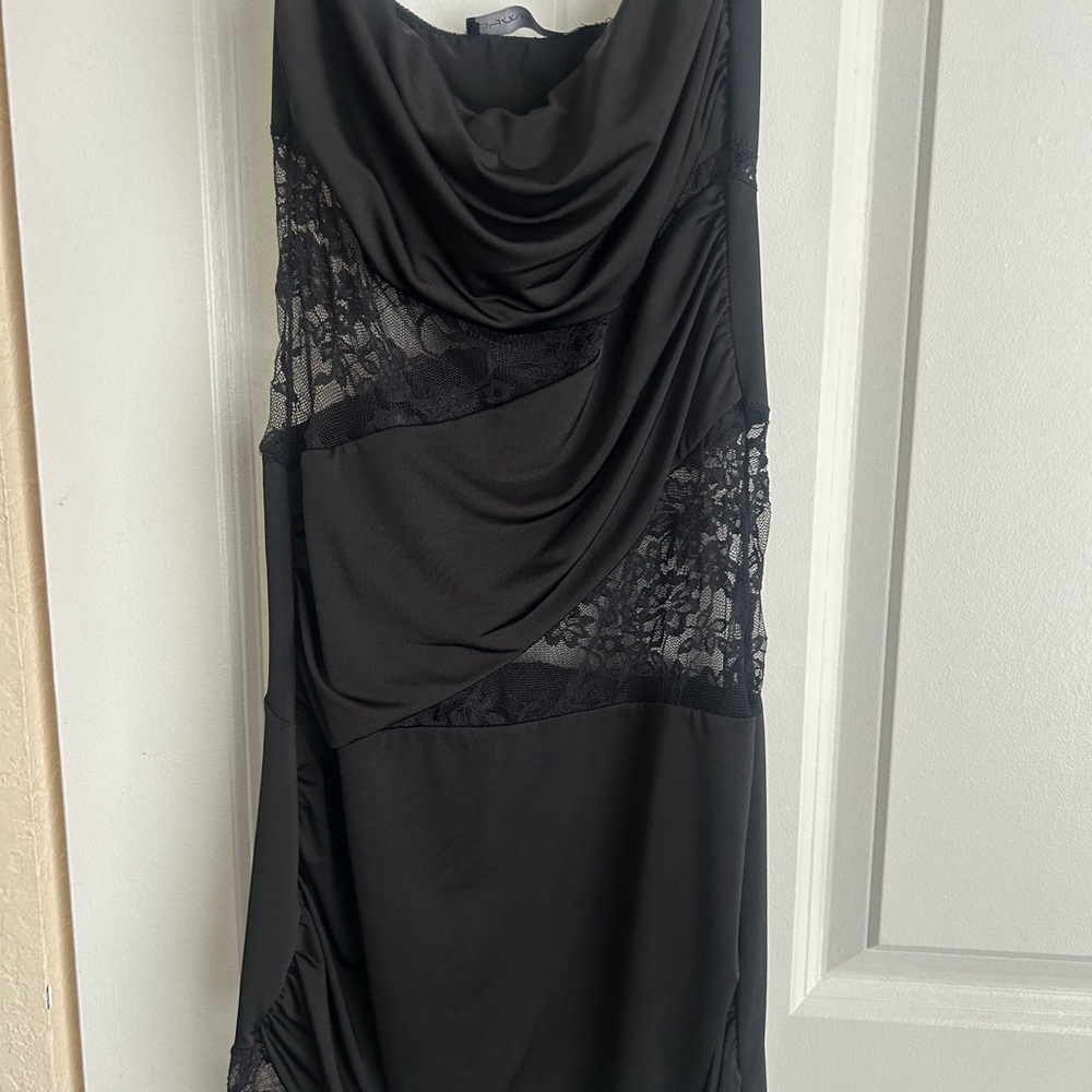 Elegant Black Lace Dress